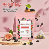 Tisane Apaisante aux Plantes pour le Syndrome Féminin, Tisane en Sachet Nourrissante pour l'Utérus aux Graines de Lin et aux Figues pour la Préservation de la Santé Féminine