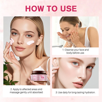 Baume hydratant anti-rides 120g à l'acide hyaluronique, au miel de rose et au suif fouetté de bœuf, pour le soin de la peau sèche du visage, marque privée