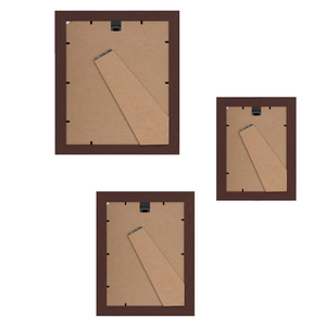 Bộ Khung Tranh Treo Tường Bộ Sưu Tập Gỗ Gụ <span class=keywords><strong>10</strong></span> Sản Phẩm Có Kích Thước 8X10, 5X7, 4X6 Bằng Gỗ Tổng Hợp Với Kính Chống Vỡ - Product Image 4