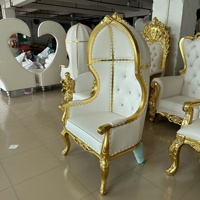Chaises de princesse de style européen pour hôtels, mariages et banquets, fabrication chinoise, pour salon, chambre et chambre d'enfant, vente en gros du fabricant