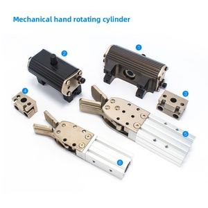Pièces pneumatiques TX90, accessoires pour bras robotique, griffe rotative métallique, pince inversée, axe de rotation, groupe de cylindres - Product Image 4