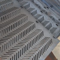 Industrielle Lineare Geschlitzte Perforierte Siebplatte für Vibrationssiebe im Bergbau, Steinbruch und Erzaufbereitung mit Langloch-Anwendung
