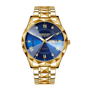 Montres pour hommes étanches et lumineuses de marque, bracelet en acier inoxydable, montre à quartz pour affaires - Product Image 2