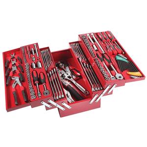 ENTREGA RÁPIDA Juego de Herramientas SidchromeS de Calidad, 136 Piezas, Métrico/AF, 5 Bandejas Cantilever, ORIGINAL - Product Image 2
