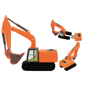 PVC Escavadeira <span class=keywords><strong>USB</strong></span> Flash Drive Com Logotipo Personalizado Thumb Drive para Publicidade Corporativa e Presentes Promocionais Pen Drive - Product Image 3