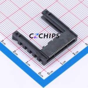 MB1-120-01-L-S-02-SL Gold Finger Connector SMD,P=1mm,Horizontal Mount Connector 1mm 20P Horizontal Mount Copper Beryllium - Product Image 2