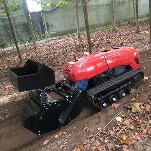 <span class=keywords><strong>Tracteur</strong></span> à gazon télécommandé sur chenilles <span class=keywords><strong>Tracteur</strong></span> à gazon à rotation zéro pour jardin Marteau à lame <span class=keywords><strong>Tracteur</strong></span> à gazon et débroussailleuse - Product Image 2
