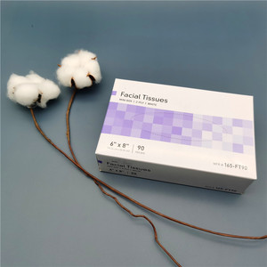 2 רובדי עץ בתולה רך במיוחד רקמת פנים 80 גיליון מקופל קופסא מובלט מוצר נייר באיכות גבוהה - Product Image 1