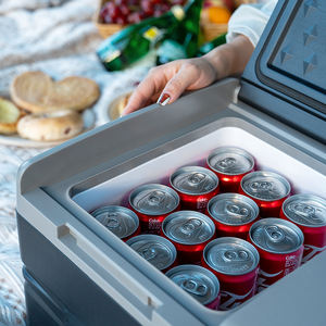 Réfrigérateur de <span class=keywords><strong>camping</strong></span>-<span class=keywords><strong>car</strong></span> 12L avec compresseur de réfrigération 12V 24V CC, mini réfrigérateur D12 pour <span class=keywords><strong>camping</strong></span>-<span class=keywords><strong>car</strong></span>, yacht, protection contre les basses tensions - Product Image 5