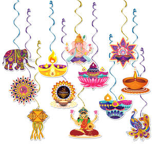 Accesorios <span class=keywords><strong>de</strong></span> decoración <span class=keywords><strong>de</strong></span> festival <span class=keywords><strong>de</strong></span> farol moderno, colgantes <span class=keywords><strong>de</strong></span> <span class=keywords><strong>papel</strong></span> en espiral coloridos para Arreglo <span class=keywords><strong>de</strong></span> escena, decoraciones colgantes para fiesta - Product Image 3