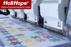 Holihope เครื่องเย็บปักถักร้อยใช้ในบ้านสำหรับสิ่งทอระบบดิจิทัล15เข็มสำหรับ3D หมวกเสื้อยืด<span class=keywords><strong>ผ้า</strong></span>ตาจิมะพี่ชายแบบแบน - Product Image 4