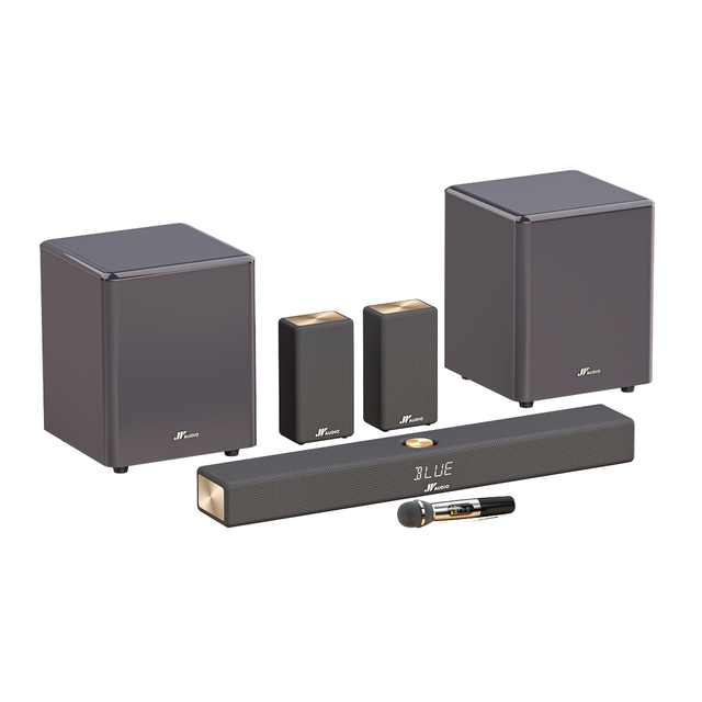 OEM 500W Powerful 5.2.2 for Soundbar 2 Deepbass Subwoofer for Arc/Bluetooth5.4/Aux/USB Plastic Home Theater Surround