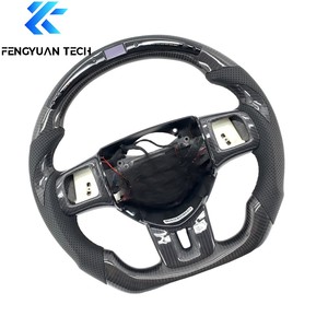Volante Deportivo de Fibra de Carbono Real a <span class=keywords><strong>Precio</strong></span> Reducido para <span class=keywords><strong>Dodge</strong></span>/<span class=keywords><strong>DODGE</strong></span> Charger 2011 2012 2013 2014 2015 2016 - Product Image 2