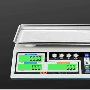 Báscula Electrónica Veidt de 30 kg para Precio de Verduras Pequeñas, Cocina, Mercado, Precio Digital, en China, 810, Pantalla Dual D - Product Image 6