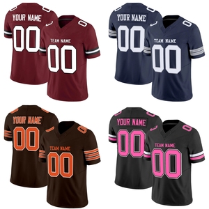 Jersey de Fútbol Americano con Bordado Personalizado, Poliéster de Alta Calidad, Azul, Club, Cosido, Uniforme de Equipo de Fútbol, Nuevo Diseño, Uniforme de Rugby - Product Image 1