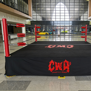 Ring de Boxeo y Lucha Libre Profesional Personalizado con Logotipo, Independiente, de Acero, Antideslizante y Duradero, Modelo F5406 - Product Image 3