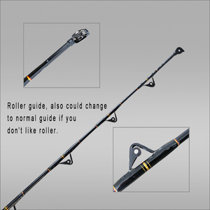 Caña <span class=keywords><strong>de</strong></span> Pescar <span class=keywords><strong>de</strong></span> Baitcasting <span class=keywords><strong>de</strong></span> Alta Potencia <span class=keywords><strong>de</strong></span> 168 cm con Mango <span class=keywords><strong>de</strong></span> EVA y Guías <span class=keywords><strong>de</strong></span> Acero Inoxidable para Pesca en Océano, Barco, Trolling, Trucha, Lubina y Carpa - Product Image 2