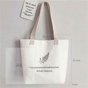 Lilalila Customize Promotional Reusable Eco Friendly Shopping Canvas Bag Tote Heap Natural Recycle Foldable Carry Bag - Product Image 6