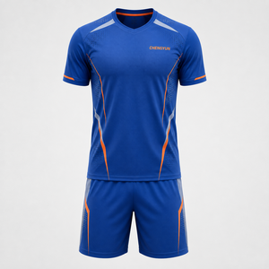 Maillot <span class=keywords><strong>de</strong></span> football personnalisé Pro Performance bleu cobalt à séchage rapide pour équipe - Product Image 1