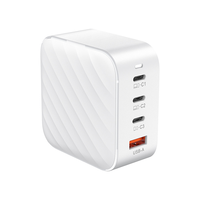 Adaptateur de chargeur USB de haute qualité à 4 ports, prise EU US UK, double USB A et chargeur de téléphone rapide 120W Gan pour téléphone