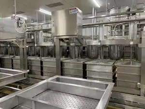 Step By Step Tofu Production Line Automatic Firm Tofu Pressing Machine Dried Tofu Production Line