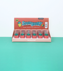 Sacapuntas Manual de PVC con Forma de Fresa, Diseño Creativo y Lindo de Languo, Múltiples Colores, Logotipo Personalizado Disponible, OEM/ODM - Product Image 2