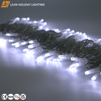 Guirlande lumineuse LED pour décoration de jardin extérieure, Noël, certifiée CE, RoHS, SAA, lumière blanche, étanche IP44, 10 m, garantie 2 ans