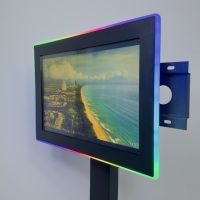 Monitor Táctil IR de 23.6, 27, 32 y 43 Pulgadas con Montaje en Pared, Monitor para Juegos de Habilidad con Borde Acrílico Iluminado, Precio al por Mayor
