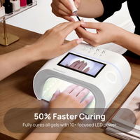 La Primera Lámpara de Uñas con IA del Mundo, Detecta y Segura las Uñas Automáticamente, Solo Seca las Uñas, No las Manos, Sin Oscurecimiento, Segura para la Piel, Saludable