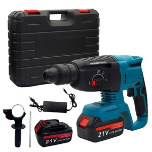 Martillo Rotatorio Inalámbrico Profesional de 21V, Martillo Perforador Eléctrico Industrial de 24mm para Construcción de Hormigón y Mampostería - Product Image 1
