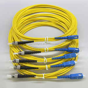Cable de Fibra Óptica FTTH para Telecomunicaciones, Monomodo, 9/125μm, SC/UPC-ST/UPC, LSZH, 3.0mm - Product Image 1