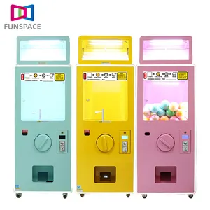 2022 Earn Money Game Center Claw Machine Square Gacha Machine For Coin-operated Games
