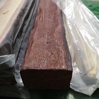 Vigas de madera de imitación para techo, espuma de poliuretano, alta calidad