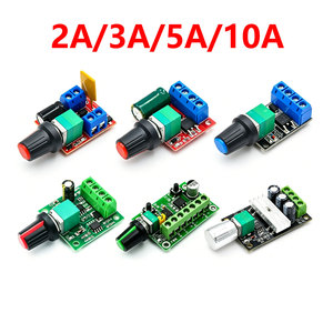 1pcs 2A 3A 5A 10A Voltage Regulator PWM DC Motor Speed Controller Governor Stepless Speed Regulator LED <b>Dimmer</b> Power Controller - Product Image 1