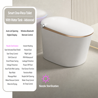 WC intelligent haut de gamme avec siège chauffant électrique, bidet intelligent à poser au sol pour salle de bain résidentielle haut de gamme