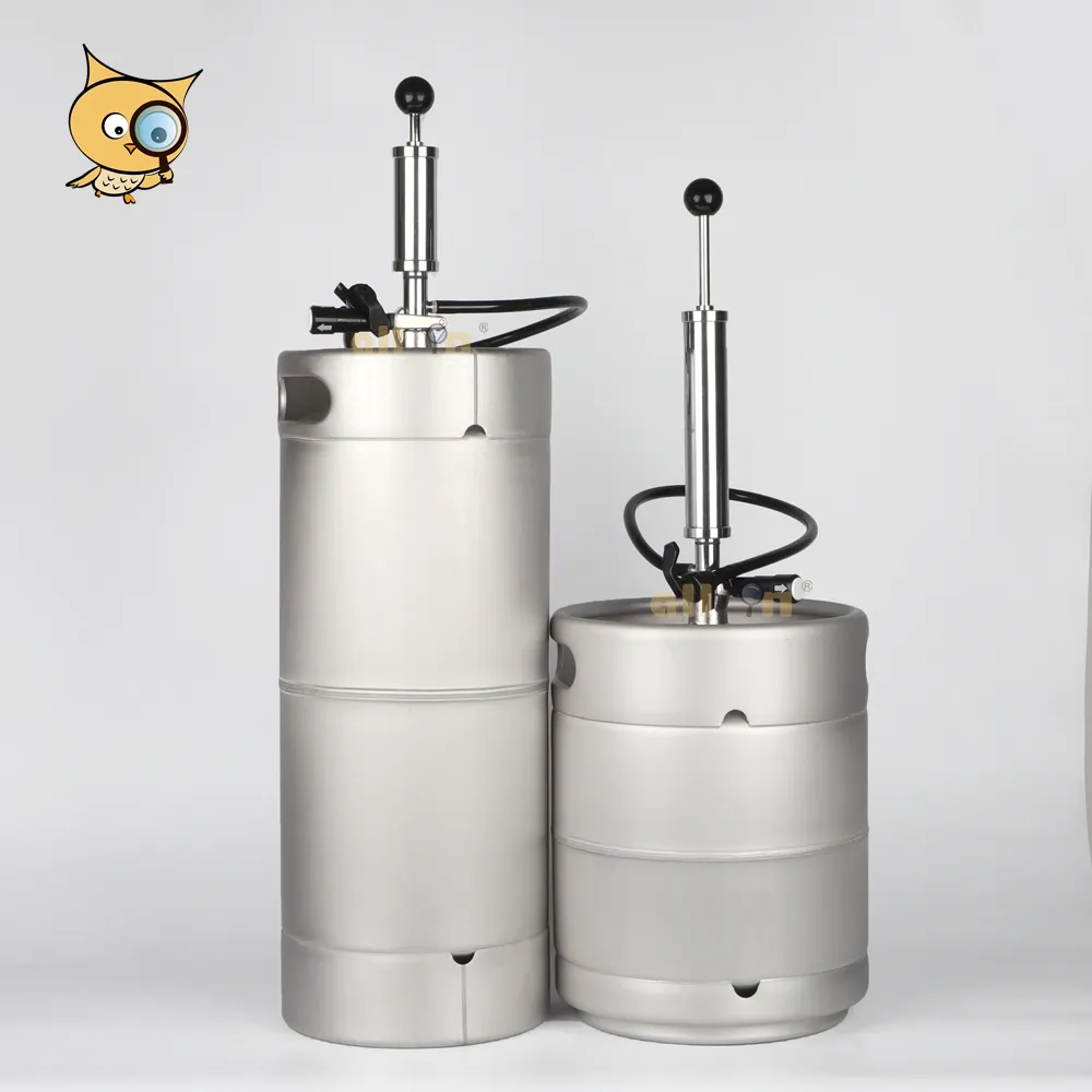 ALL IN Wholesale 304 Stainless Steel DIN 30L Beer Barrel German Standard Made in China Draft Beer Keg with Spear Fitting