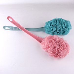 Cepillo de Baño Ovalado de Plástico con Mango Largo, Cepillo para Espalda, Herramienta Mágica de Baño para Niños - Product Image 5
