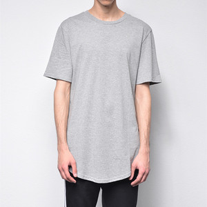Bán Buôn Tùy Chỉnh Người Đàn Ông Của T-Shirt Quá Khổ Cong Hem Chải Kỹ Bông <span class=keywords><strong>Polyester</strong></span> Nhuộm Với Tùy Chỉnh In Logo Cho Tập Thể Dục Crew Cổ - Product Image 5