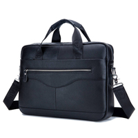 FULIYA vente en gros Vintage porte-documents en cuir pour hommes pochette d'ordinateur étanche sac à bandoulière homme d'affaires sac à main porte-documents
