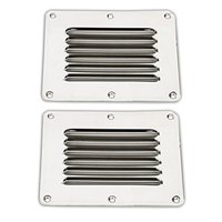 Grille d'aération à persiennes estampillée en acier inoxydable 304 de qualité marine, accessoires de bateau, pièces de rechange multi-tailles pour yacht et quincaillerie marine