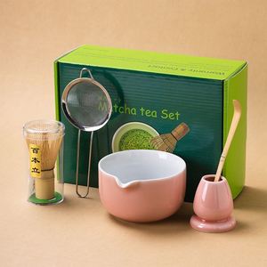 High Porcelain Japanese Matcha Bowl <b>Set</b>-Modern Simple Design Eco-Friendly Food Grade 100-Piece Portable <b>Tea</b> Ceremony <b>Set</b> - Product Image 2