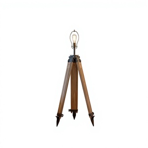 Lámpara de Pie Industrial con Estructura de Tubo de Hierro, Altura Ajustable, Pantalla de Metal Negro, Base LED E27, Luz Diurna de 6000K, Regulable, CRI 90 - Product Image 1