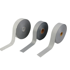 Khả năng hiển thị cao <span class=keywords><strong>3m</strong></span> phản quang Dải may trên quần áo ánh sáng cao cảnh báo bạc TC phản quang vải băng cho an toàn quần áo - Product Image 1