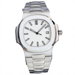 Reloj de Lujo de Acero Inoxidable de 8.3 mm de Grosor, Cuarzo, 20 mm, Analógico-Digital, Resistente a Impactos, Estilo Ejecutivo, Unisex, de Alta Gama - Product Image 1