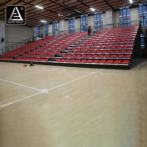 Système de sièges rétractables électriques à 14 rangées pour stade de basketball intelligent, tribunes télescopiques, gradins rétractables - Product Image 3