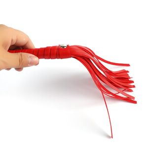 Juguetes Exóticos para Coquetear de Látigos Pequeños de Cuero con Borlas Dispersas para Spanking Fetichista Flogger BDSM Bondage Fusta Juegos para Adultos - Product Image 6