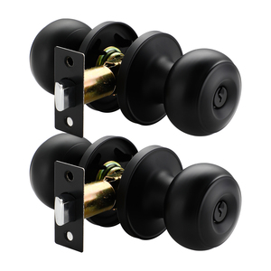 Loquet à Bille Antivol en Acier Inoxydable, Finition Noire, pour Appartements, Chambres, Écoles, Hôtels, Entrées - Product Image 1