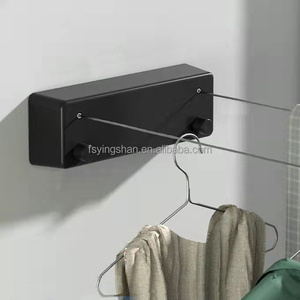 Vendita in fabbrica <span class=keywords><strong>stendibiancheria</strong></span> portatile da parete Clothesline in acciaio inossidabile filo 304 doppia linea telescopica <span class=keywords><strong>stendibiancheria</strong></span> - Product Image 4