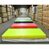 Fournisseur direct d'usine, plaque acrylique coulée multicolore, taille personnalisée, panneau PMMA coloré pour la signalisation et la décoration