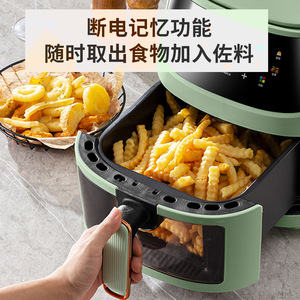 หม้อทอดไร้น้ำมัน Buerk 6 ลิตร ทรงสี่เหลี่ยม เซรามิกเคลือบกันติด ทำความสะอาดง่าย พร้อมหน้าจอควบคุมอัจฉริยะและระบบกวนอัตโนมัติ - Product Image 3